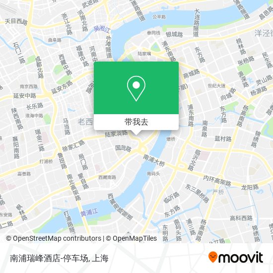 南浦瑞峰酒店-停车场地图