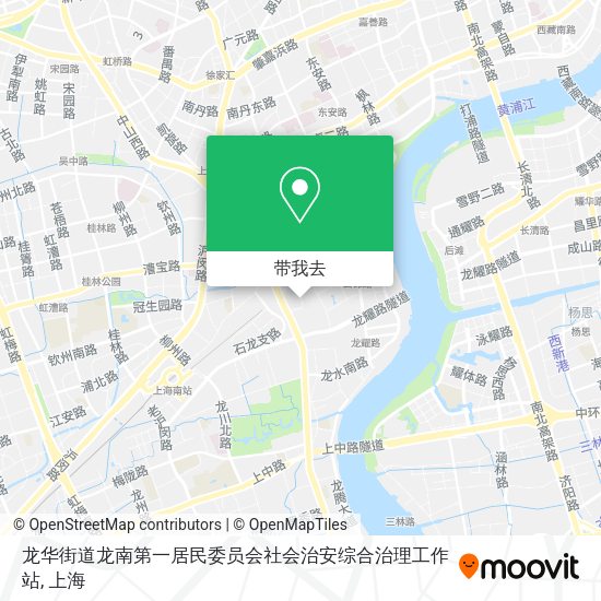 龙华街道龙南第一居民委员会社会治安综合治理工作站地图