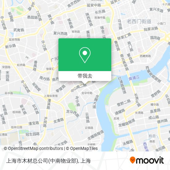 上海市木材总公司(中南物业部)地图