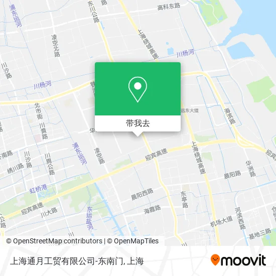 上海通月工贸有限公司-东南门地图