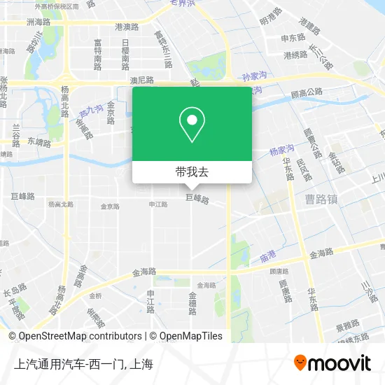上汽通用汽车-西一门地图