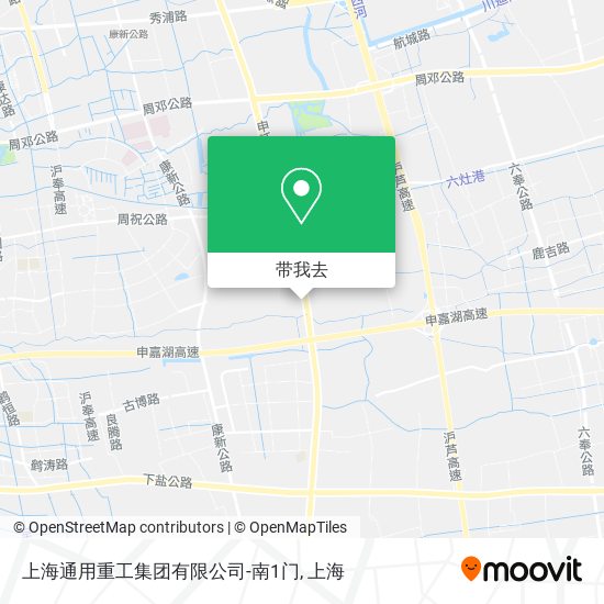 上海通用重工集团有限公司-南1门地图