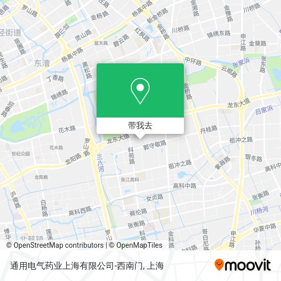 通用电气药业上海有限公司-西南门地图