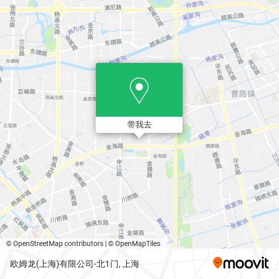 欧姆龙(上海)有限公司-北1门地图