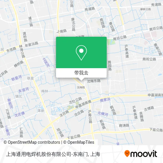 上海通用电焊机股份有限公司-东南门地图
