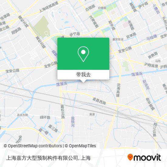 上海嘉方大型预制构件有限公司地图