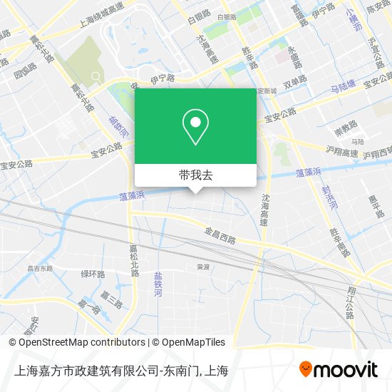 上海嘉方市政建筑有限公司-东南门地图