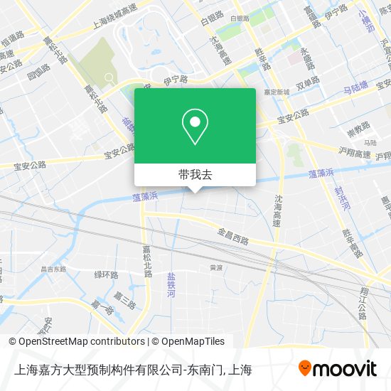 上海嘉方大型预制构件有限公司-东南门地图