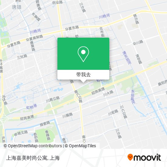 上海嘉美时尚公寓地图