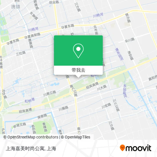 上海嘉美时尚公寓地图