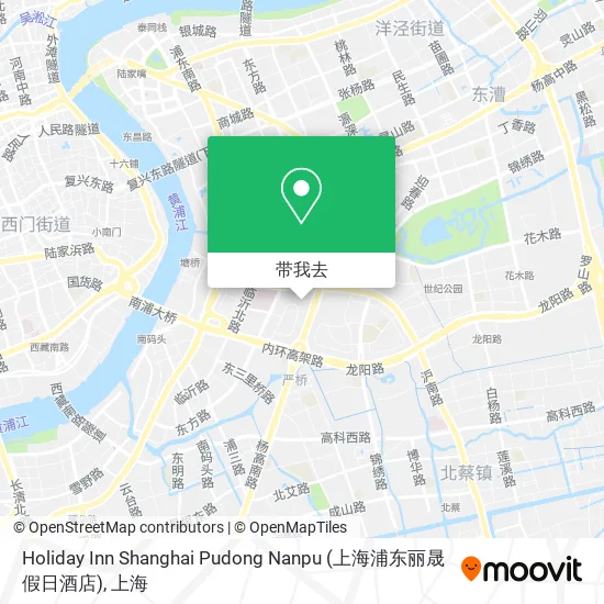 Holiday Inn Shanghai Pudong Nanpu (上海浦东丽晟假日酒店)地图