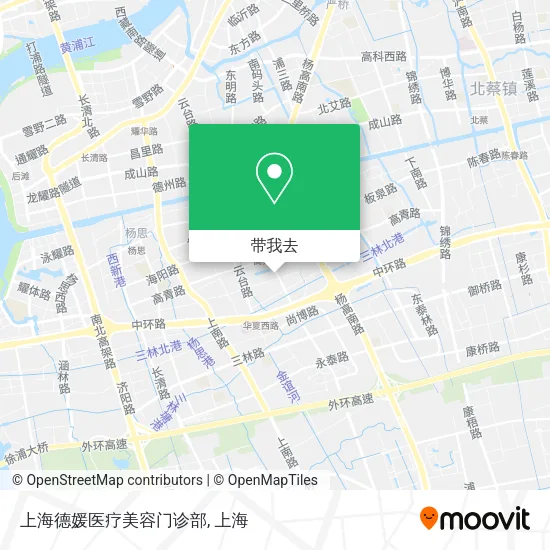 上海德媛医疗美容门诊部地图