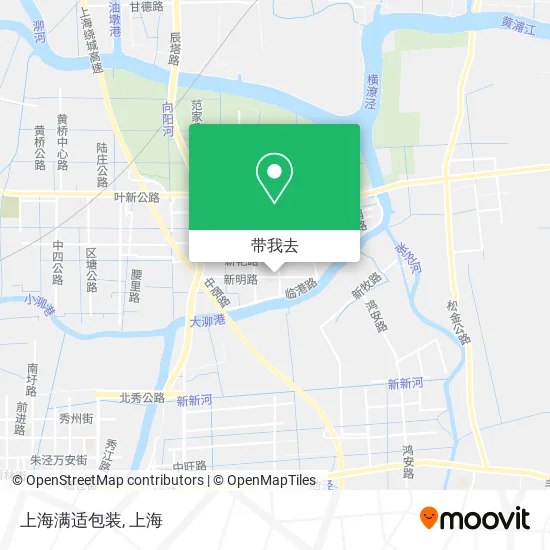 上海满适包装地图