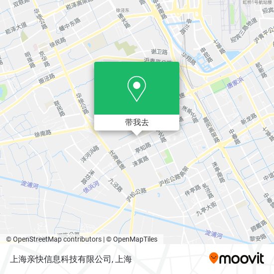 上海亲快信息科技有限公司地图