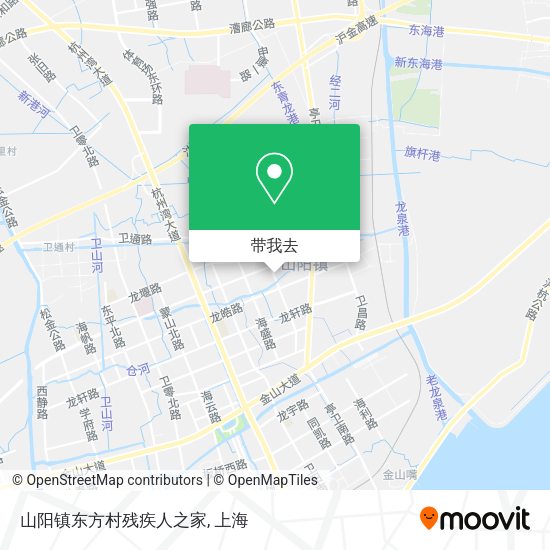 山阳镇东方村残疾人之家地图