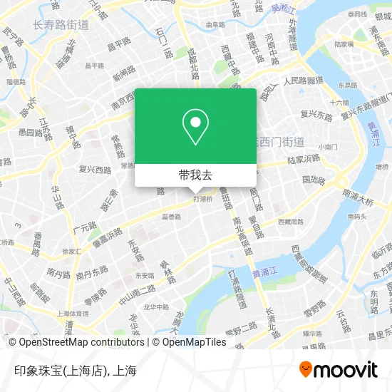印象珠宝(上海店)地图
