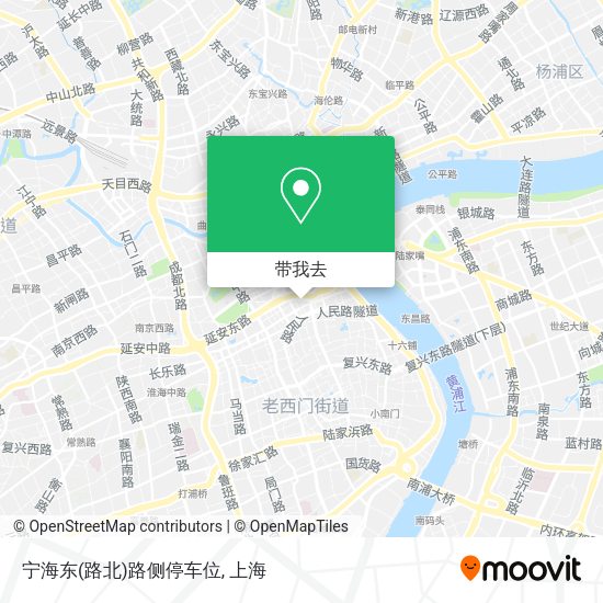 宁海东(路北)路侧停车位地图