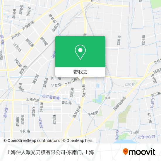 上海仲人激光刀模有限公司-东南门地图