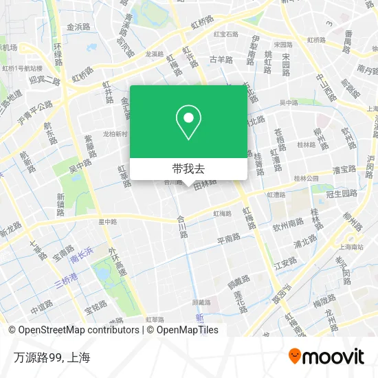 万源路99地图