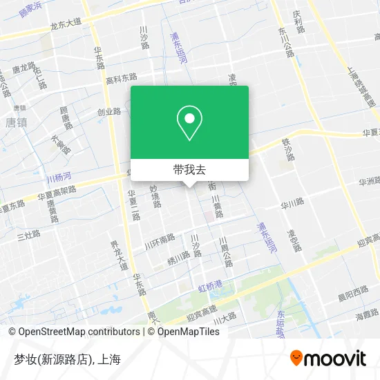 梦妆(新源路店)地图