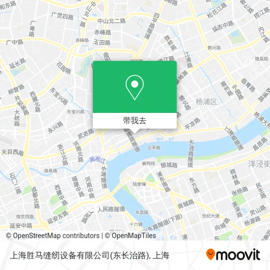 上海胜马缝纫设备有限公司(东长治路)地图