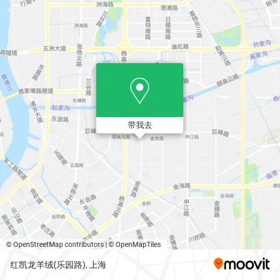 红凯龙羊绒(乐园路)地图