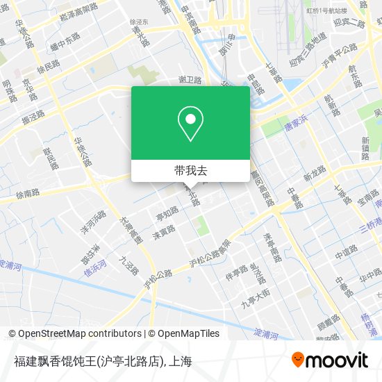 福建飘香馄饨王(沪亭北路店)地图