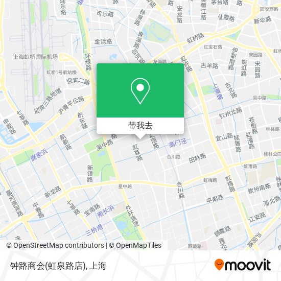 钟路商会(虹泉路店)地图