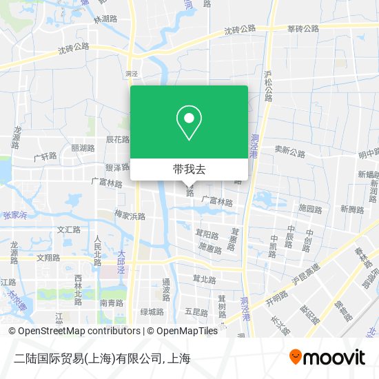 二陆国际贸易(上海)有限公司地图
