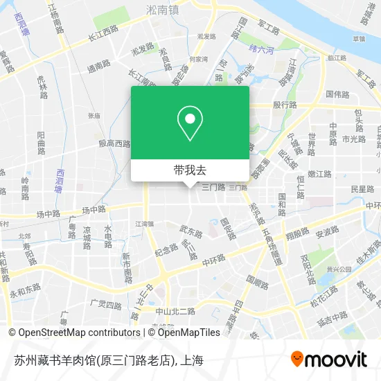 苏州藏书羊肉馆(原三门路老店)地图