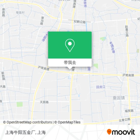 上海牛阳五金厂地图