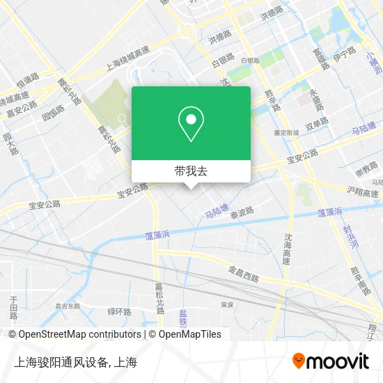 上海骏阳通风设备地图