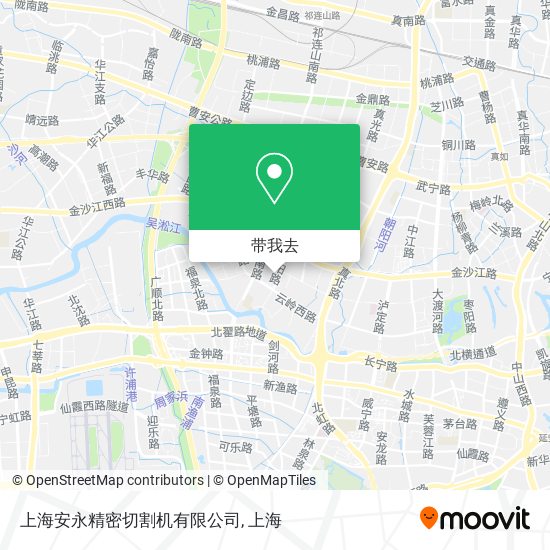 上海安永精密切割机有限公司地图