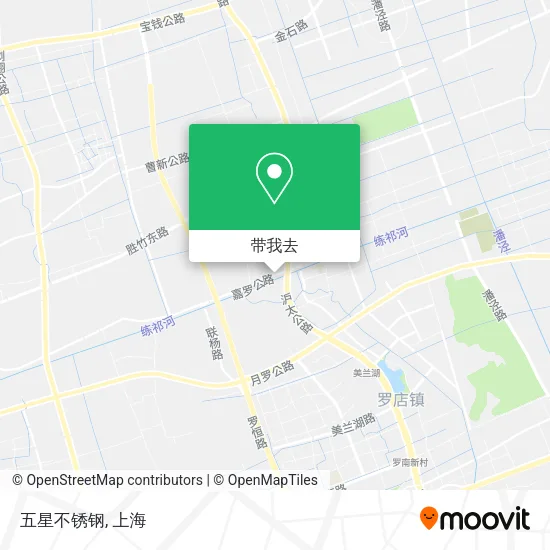五星不锈钢地图