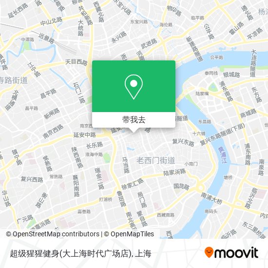 超级猩猩健身(大上海时代广场店)地图