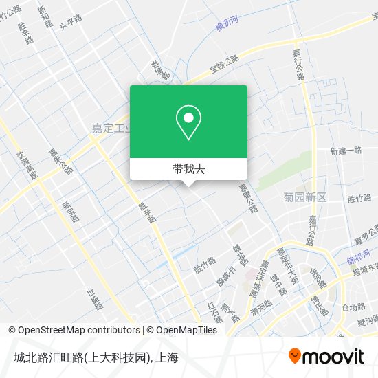 城北路汇旺路(上大科技园)地图