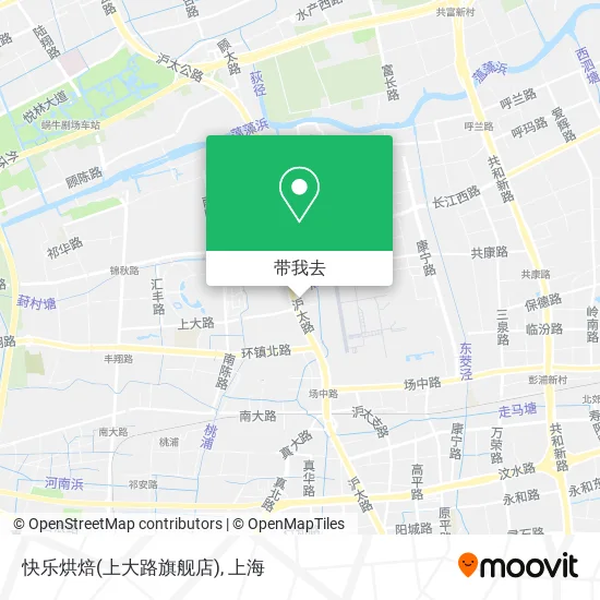 快乐烘焙(上大路旗舰店)地图