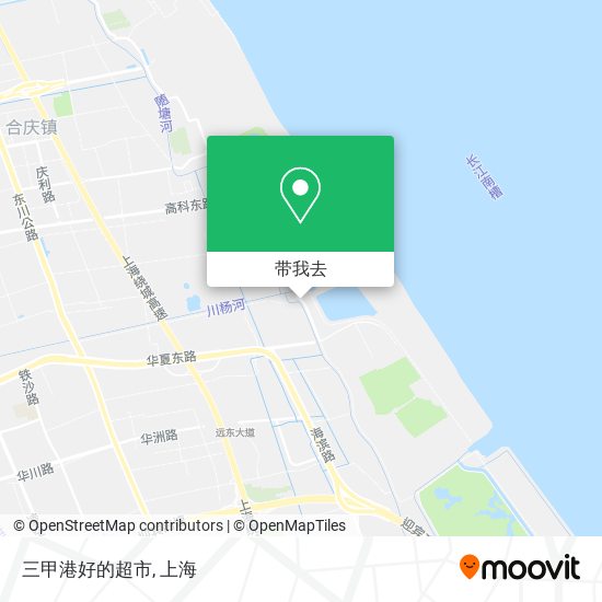 三甲港好的超市地图