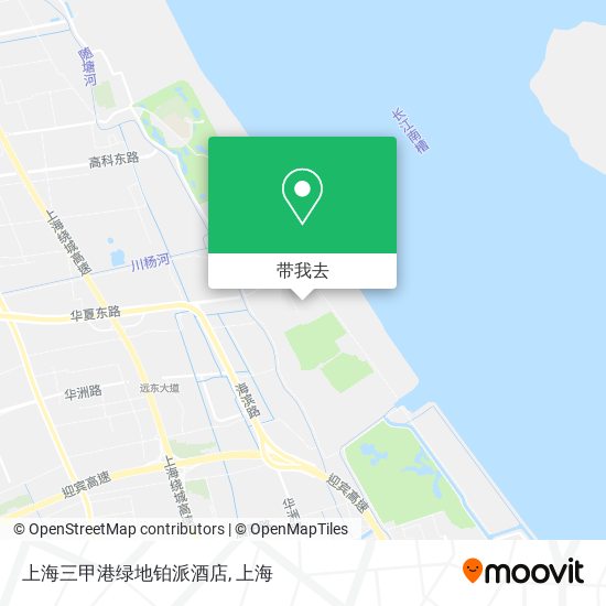 上海三甲港绿地铂派酒店地图