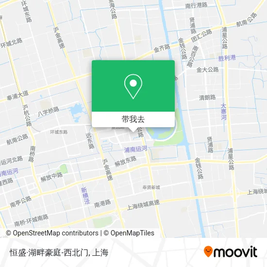 恒盛·湖畔豪庭-西北门地图