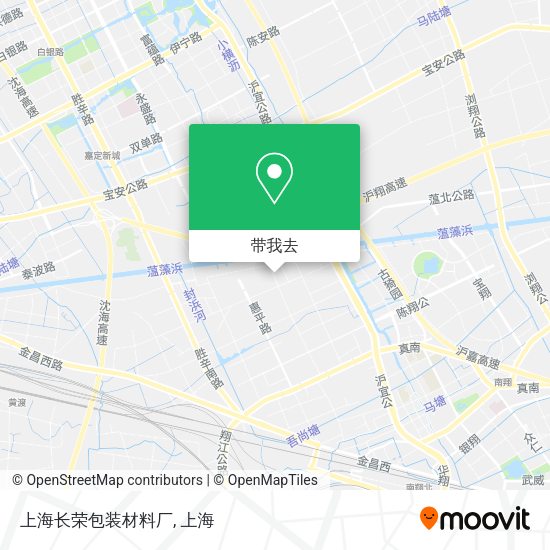 上海长荣包装材料厂地图