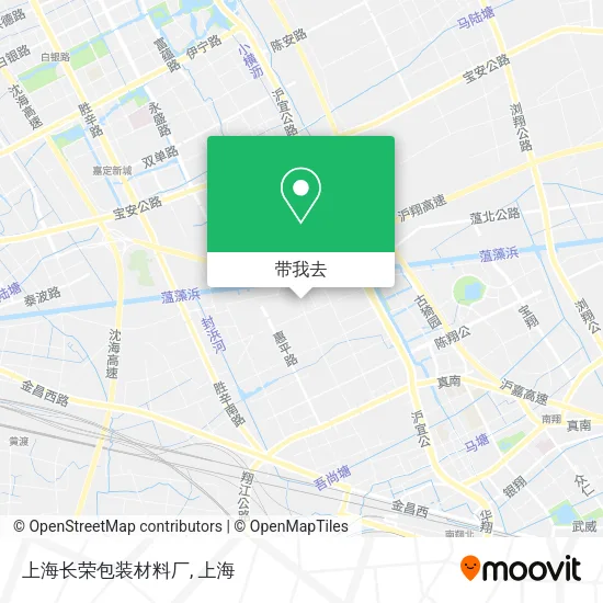 上海长荣包装材料厂地图