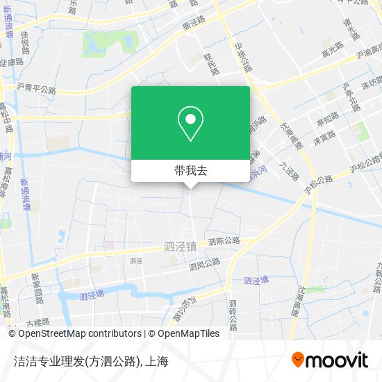 洁洁专业理发(方泗公路)地图