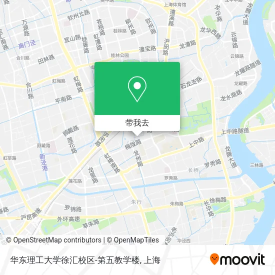 华东理工大学徐汇校区-第五教学楼地图