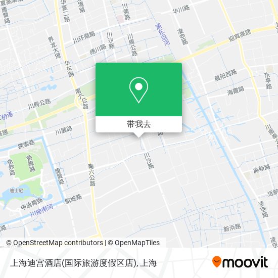 上海迪宫酒店(国际旅游度假区店)地图