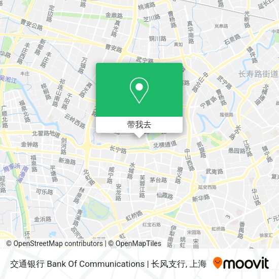 交通银行 Bank Of Communications | 长风支行地图