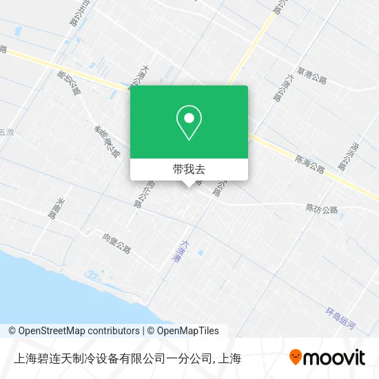 上海碧连天制冷设备有限公司一分公司地图