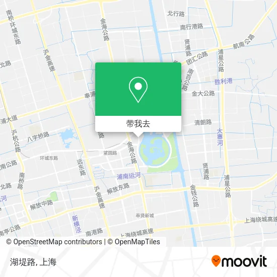 湖堤路地图