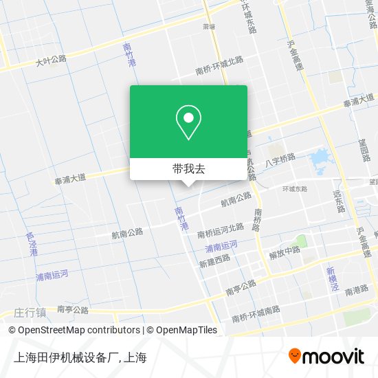 上海田伊机械设备厂地图