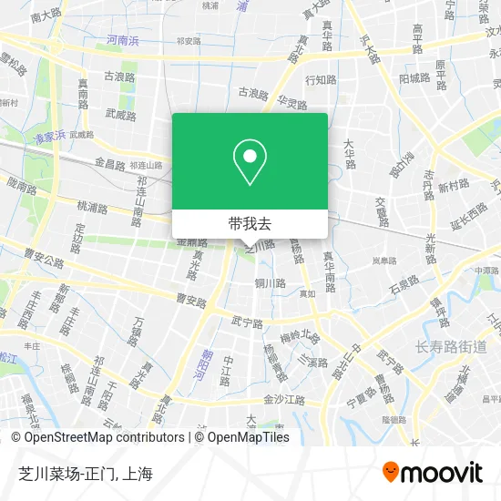 芝川菜场-正门地图